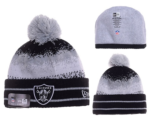 NFL Oakland Raiders Stitched Knit Beanies 012